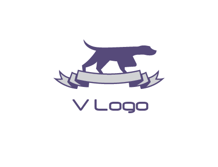 dog pointing logo