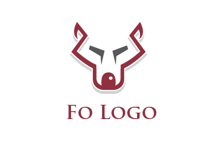 wolf face outline logo