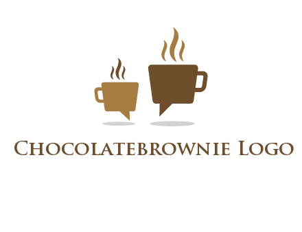 coffee speech bubble logo