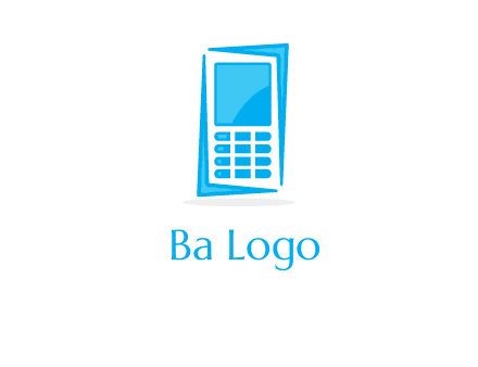 abstract mobile logo