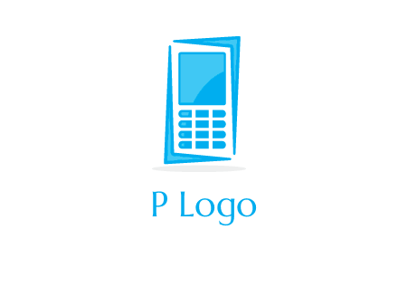 abstract mobile logo