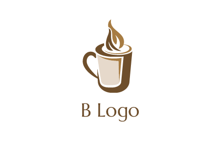 hot coffee mug logo