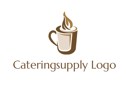 hot coffee mug logo