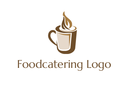 hot coffee mug logo