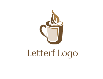 hot coffee mug logo