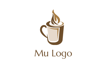 hot coffee mug logo