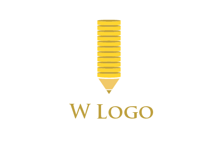 coins pencil vector