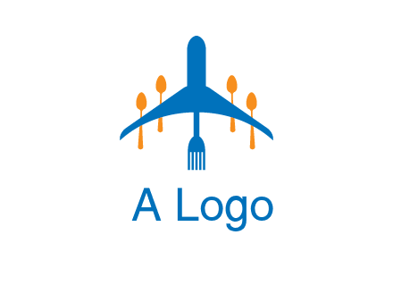 fork spoon plane travel & hospitality logo