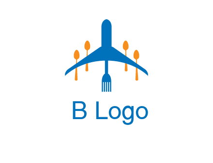 fork spoon plane travel & hospitality logo