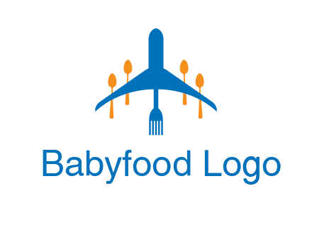 fork spoon plane travel & hospitality logo