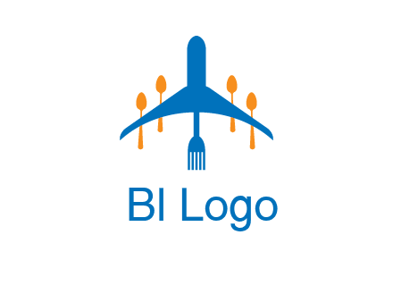 fork spoon plane travel & hospitality logo