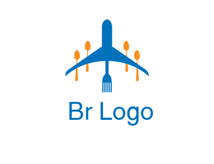 fork spoon plane travel & hospitality logo