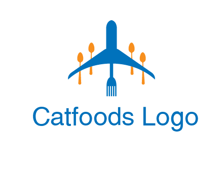 fork spoon plane travel & hospitality logo