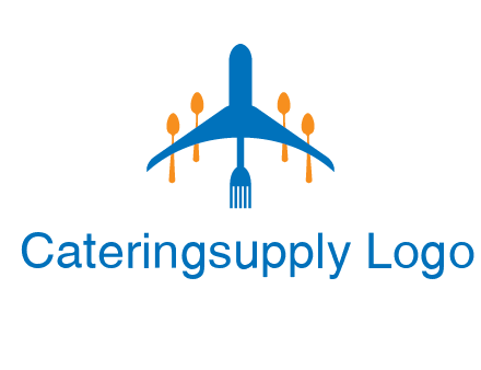 fork spoon plane travel & hospitality logo