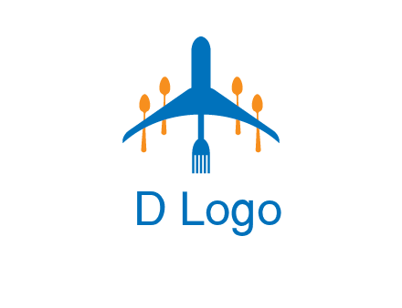 fork spoon plane travel & hospitality logo