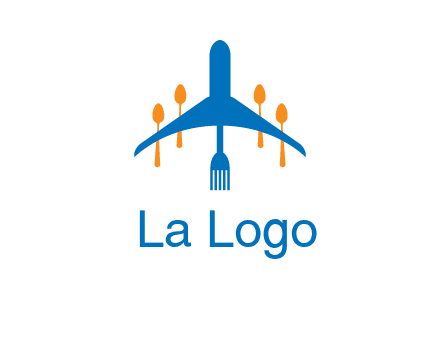 fork spoon plane travel & hospitality logo