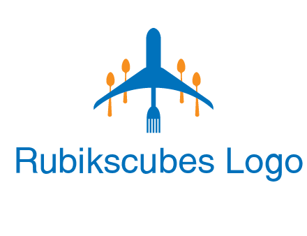 fork spoon plane travel & hospitality logo