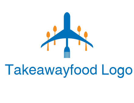 fork spoon plane travel & hospitality logo