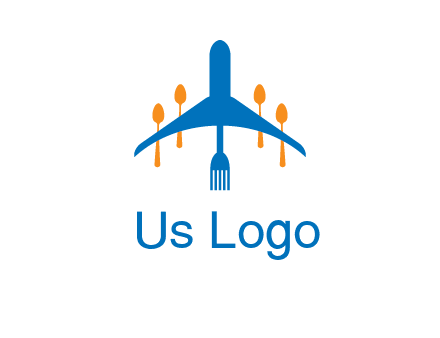 fork spoon plane travel & hospitality logo