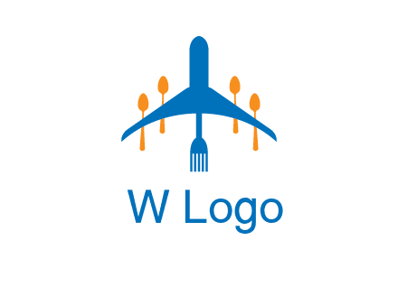 fork spoon plane travel & hospitality logo