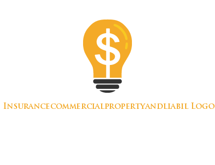 dollar in bulb logo