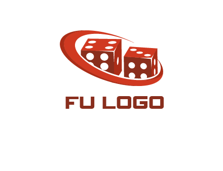 dices with swoosh logo