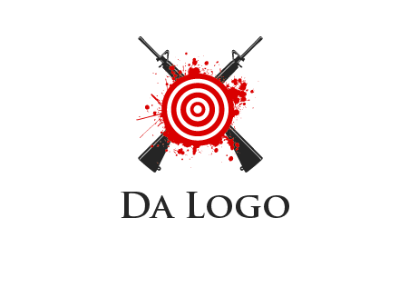 guns and target logo