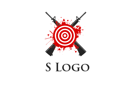 guns and target logo