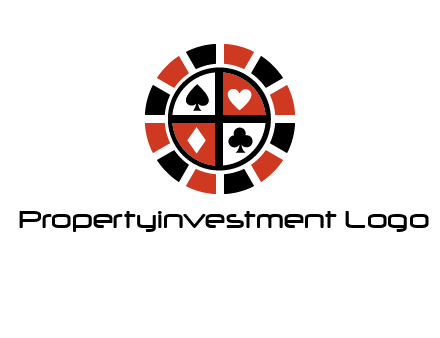 poker chips logo