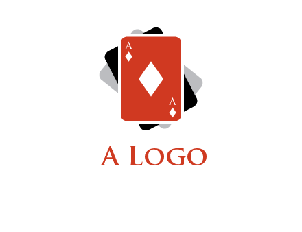 ace card of diamonds logo