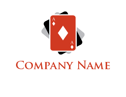 ace card of diamonds logo