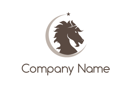 crescent horse logo