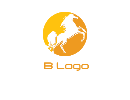 horse in a circle logo