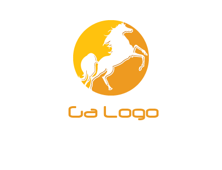 horse in a circle logo