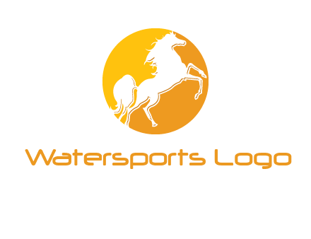 horse in a circle logo