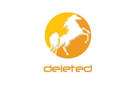 horse in a circle logo