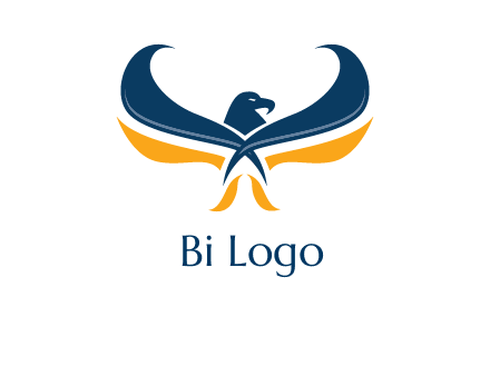 abstract eagle logo