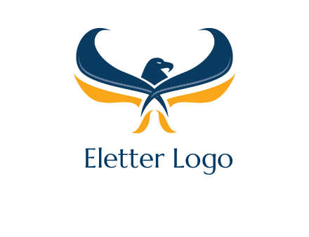 abstract eagle logo