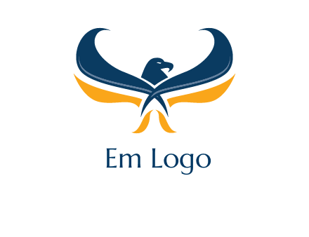 abstract eagle logo