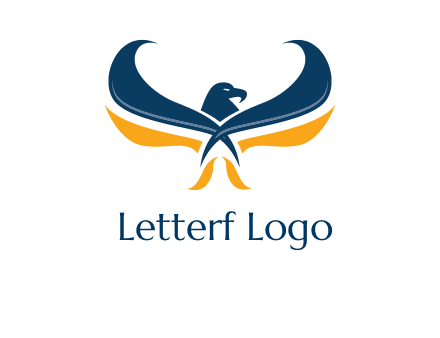 abstract eagle logo