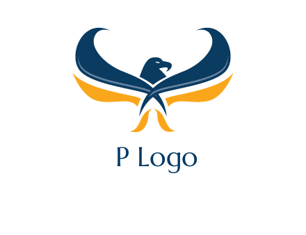 abstract eagle logo