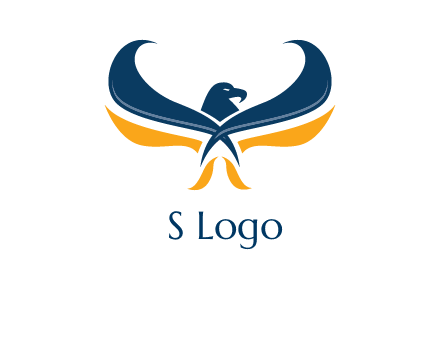 abstract eagle logo