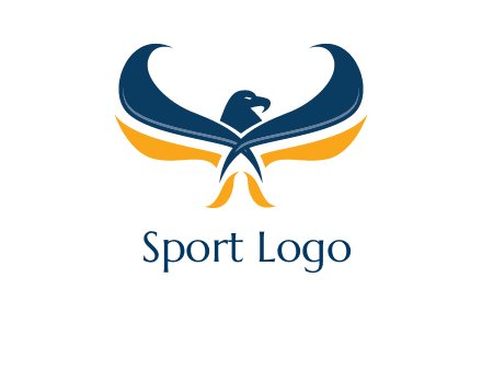 abstract eagle logo