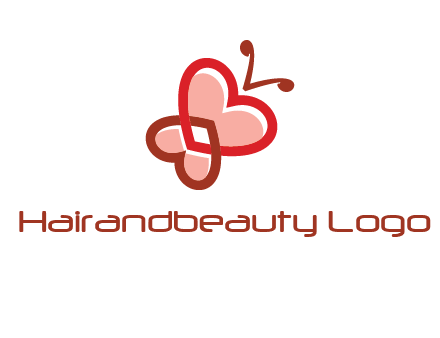 heart butterfly logo