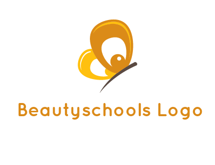 round butterfly logo