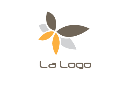 butterfly flower logo