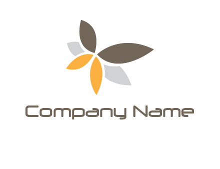 butterfly flower logo