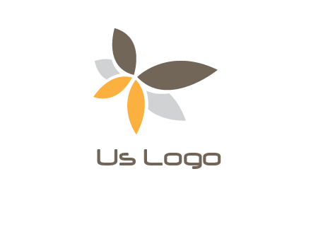 butterfly flower logo