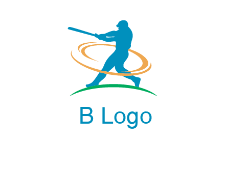 batsman sports logo