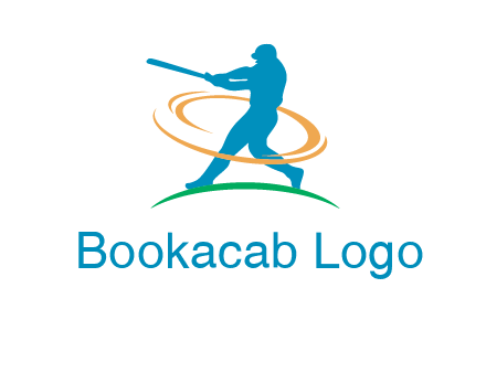 batsman sports logo